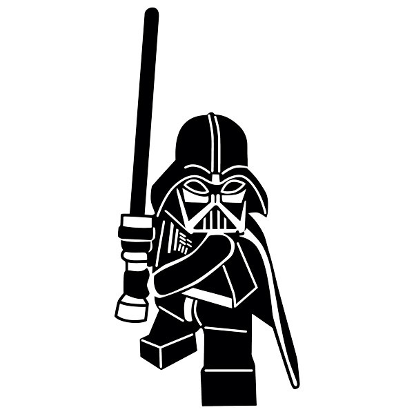 Adesivi per Bambini: Figura Lego Darth Vader