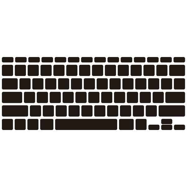 Adesivi Murali: Tastiera del computer portatile