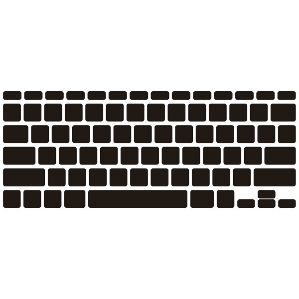 Adesivi Murali: Tastiera del computer portatile