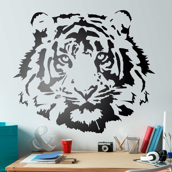 Adesivi Murali: Fronte della tigre