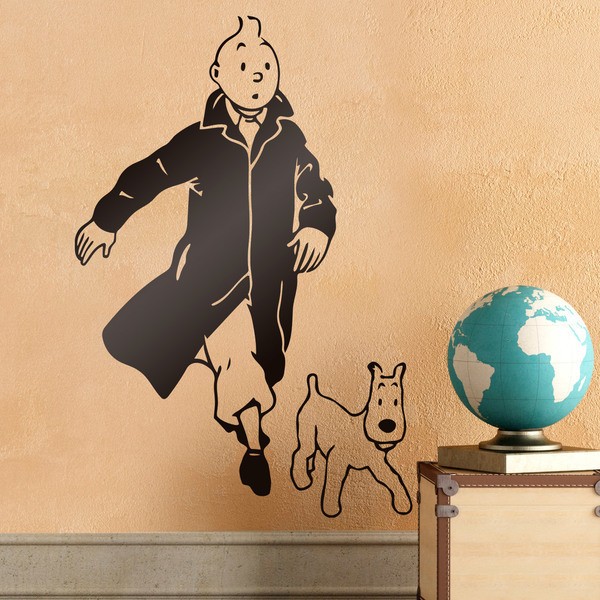 Adesivi per Bambini: Tintin e Milou