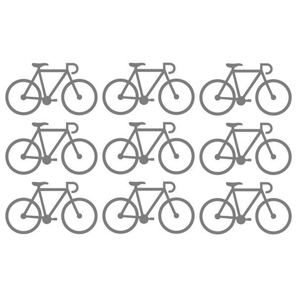 Adesivi Murali: Kit 9 adesivi bici da corsa