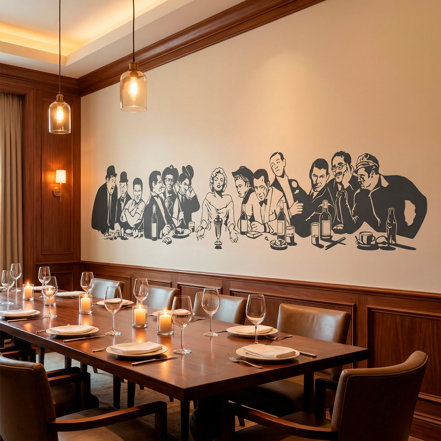 Adesivi Murali: L&acute;Ultima Cena di Hollywood