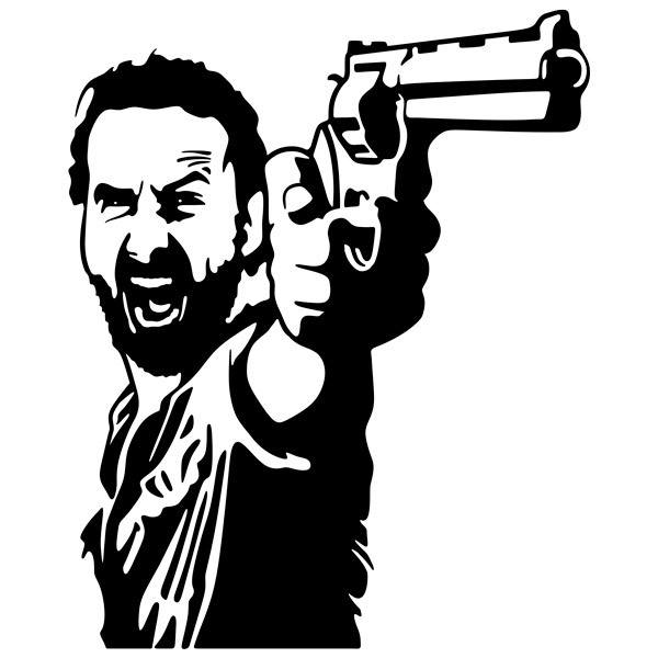 Adesivi Murali: Rick Grimes TWD