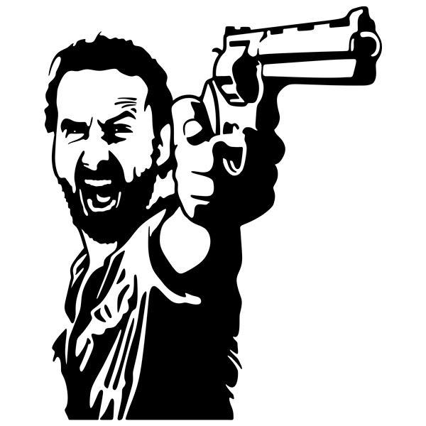 Adesivi Murali: Rick Grimes TWD