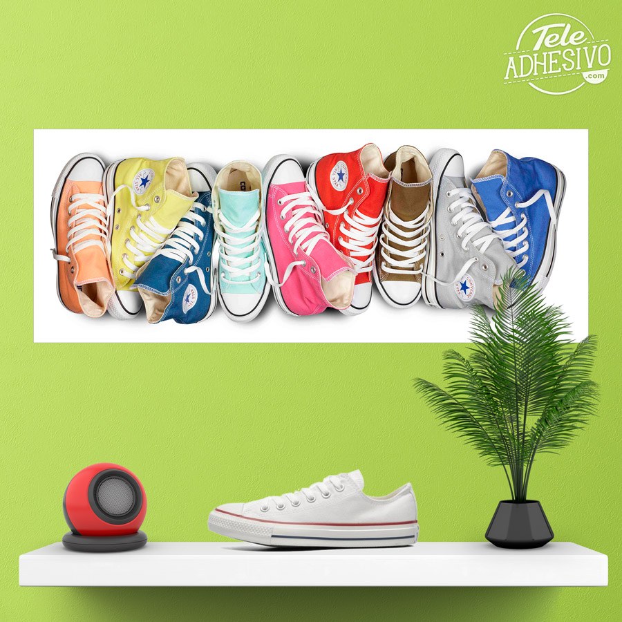 Adesivi Murali: Scarpe Converse