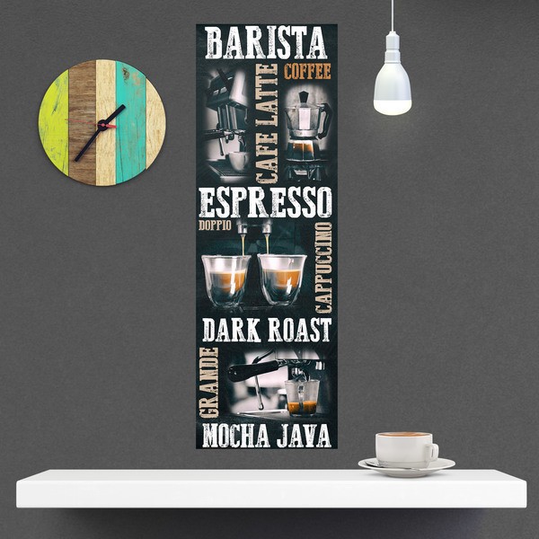 Adesivi Murali: Poster adesivi tipi di caffè