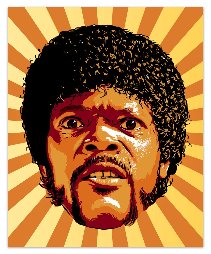 Adesivi Murali: Jules Winnfield, Pulp Fiction