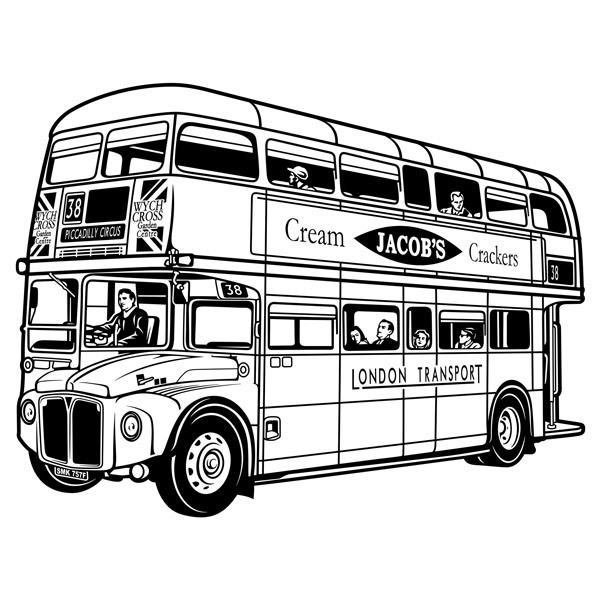 Adesivi Murali: Bus Routemaster