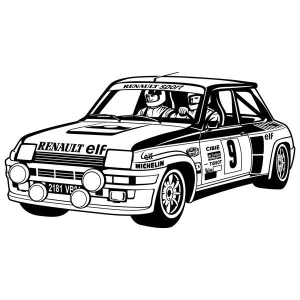 Adesivi Murali: Renault 5 Turbo Rally