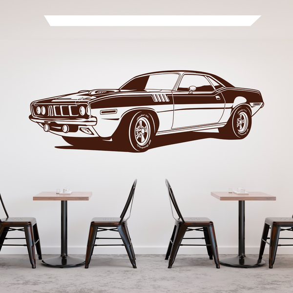 Adesivi Murali: Ford Mustang Muscle Car