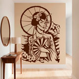 Adesivi Murali: Geisha giapponese 5