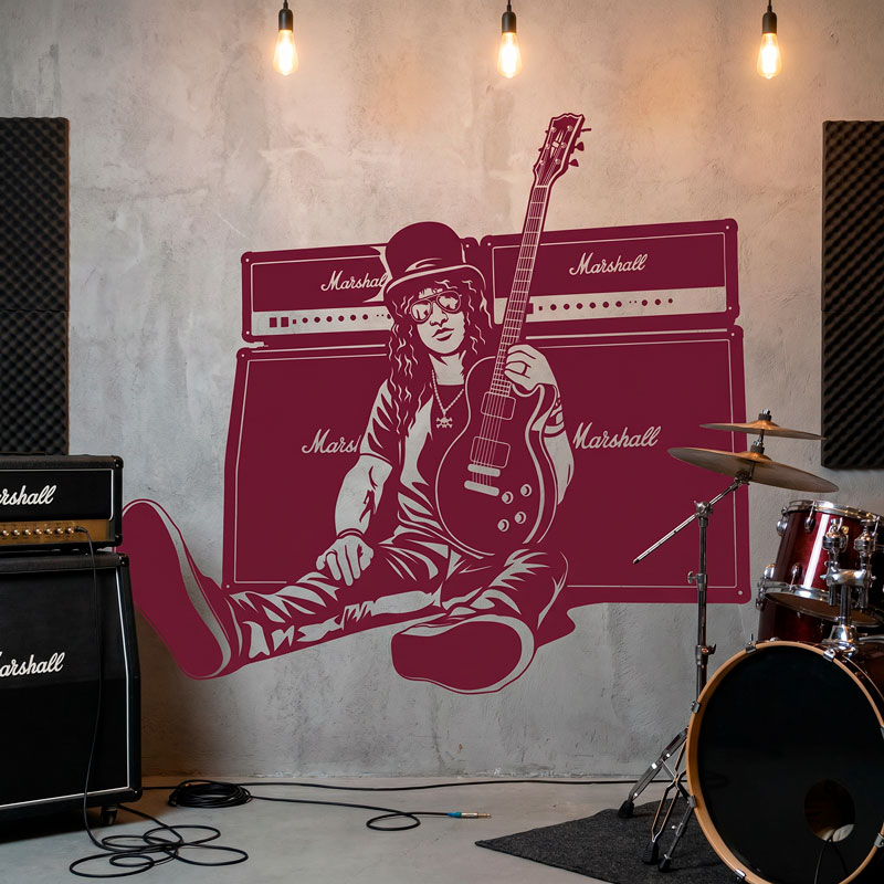 Slash, chitarra e altoparlanti 8