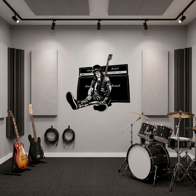 Slash, chitarra e altoparlanti 9