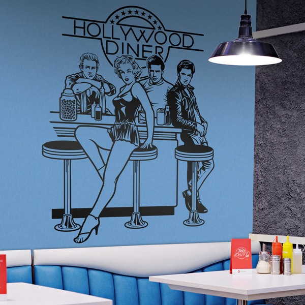 Adesivi Murali: Hollywood Diner 0