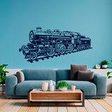 Adesivi Murali: Locomotiva treno a vapore 4