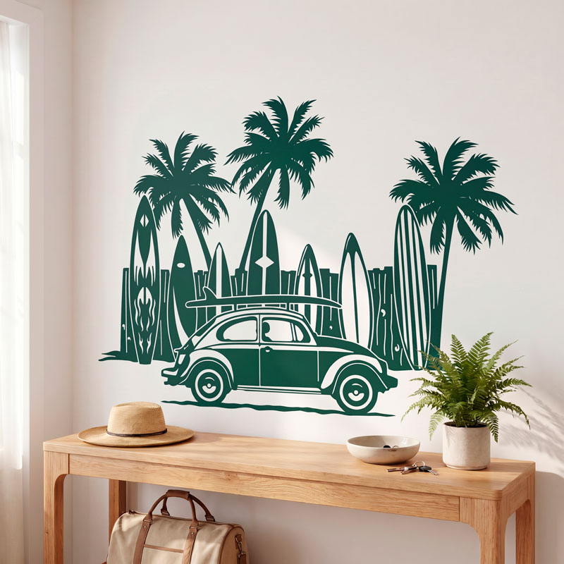 Volkswagen, tavole da surf e palme 9