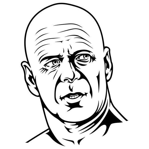 Adesivi Murali: Bruce Willis in Trappola di cristallo