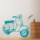 Adesivi Murali: Moto Vespa 2