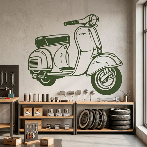 Scooter Vespa vintage 4/12