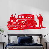 Adesivi Murali: Bande di Al Capone e Cadillac 3