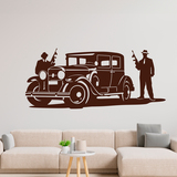 Adesivi Murali: Bande di Al Capone e Cadillac 4