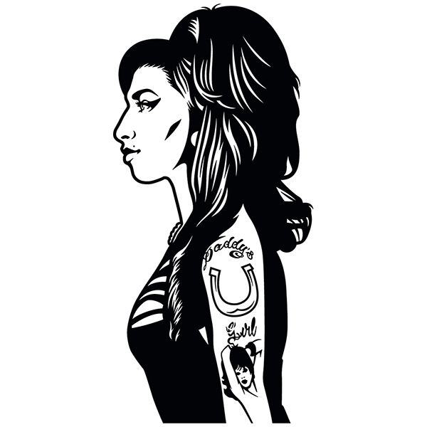Adesivi Murali: Amy Winehouse