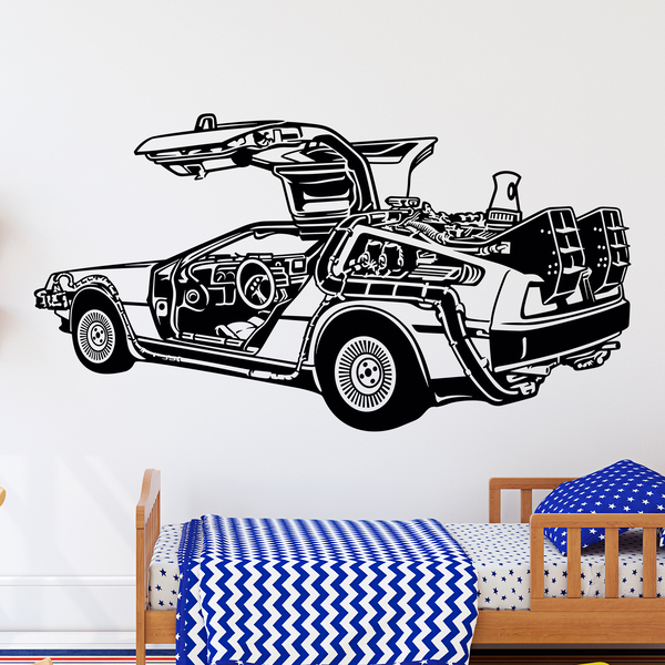 Adesivi Murali: DeLorean 0
