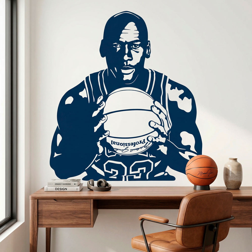 Michael Jordan con una palla 2