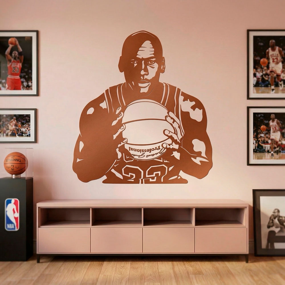 Michael Jordan con una palla 4