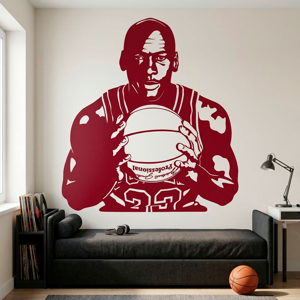 Michael Jordan con una palla 6