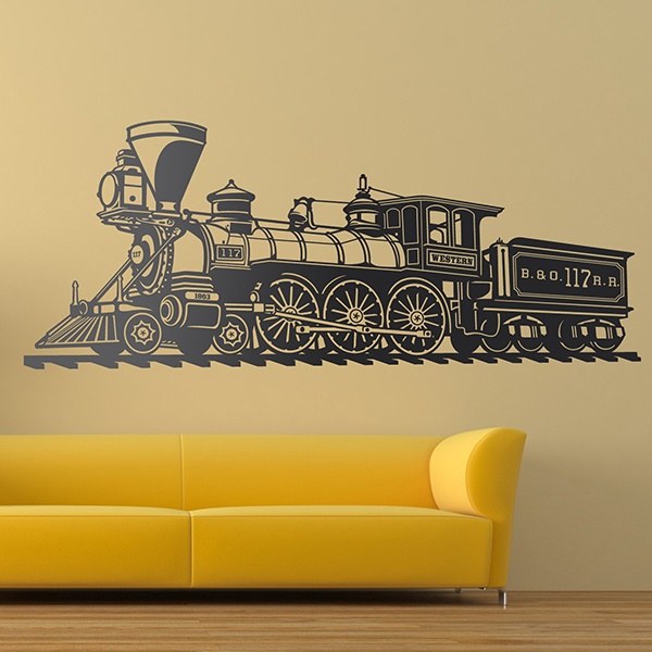 Adesivi Murali: Vecchio treno 0
