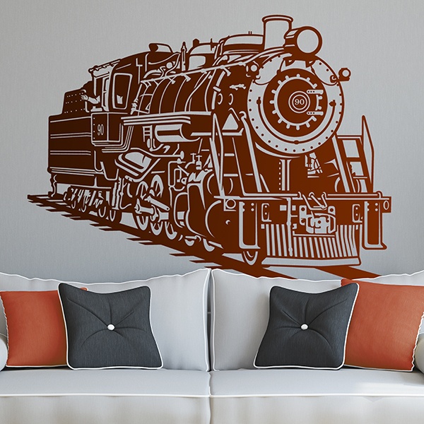Adesivi Murali: Vecchio treno a vapore