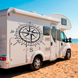 Adesivi per camper: Rose Nautica 3