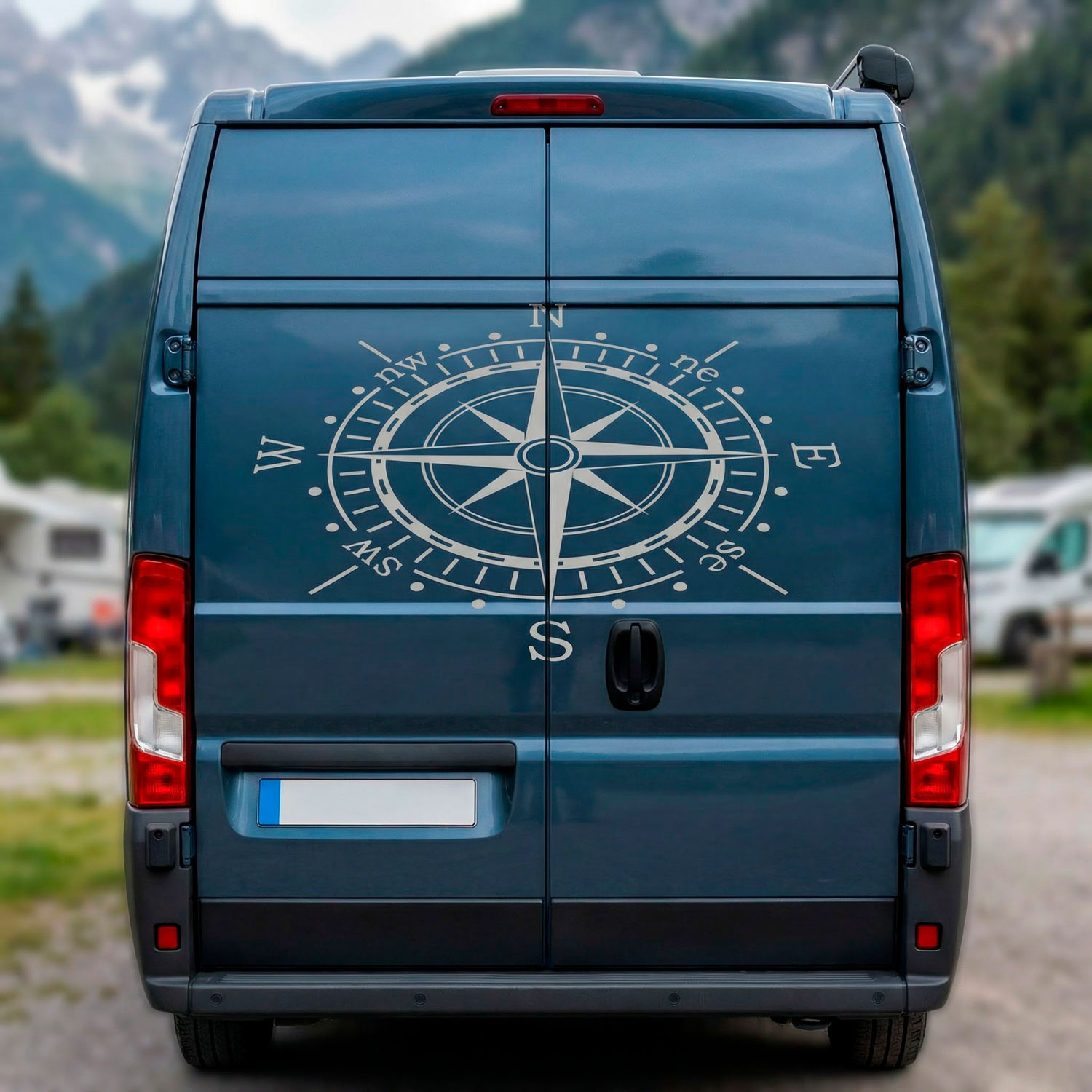 Adesivi per camper: Rose Nautica