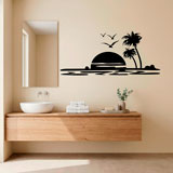 Adesivi Murali: Tramonto in paradiso 3