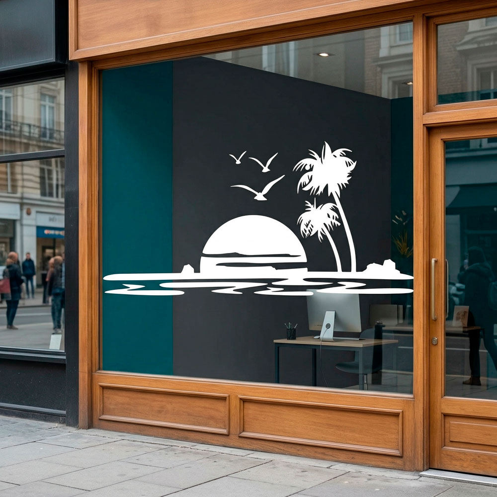 Adesivi Murali: Tramonto in paradiso