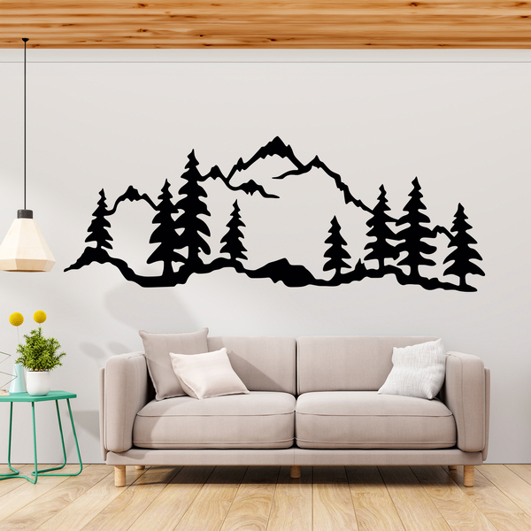 Adesivi Murali: Foresta di montagna 0