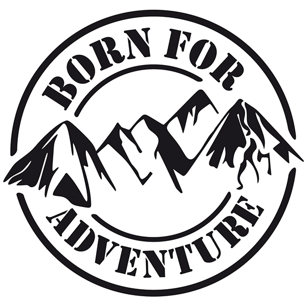 Adesivi Murali: Born for Adventure