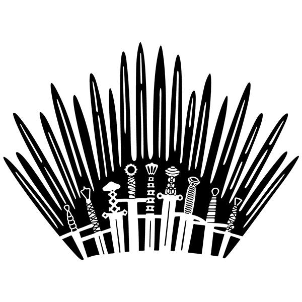 Adesivi Murali: Iron Throne from Game of Thrones