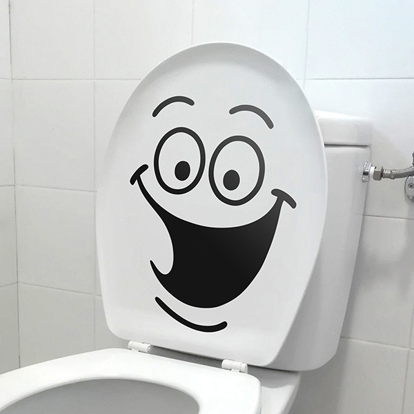Adesivi Murali: Risate WC
