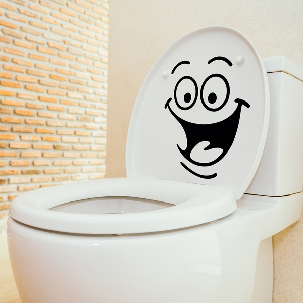 Adesivi Murali: Risate WC