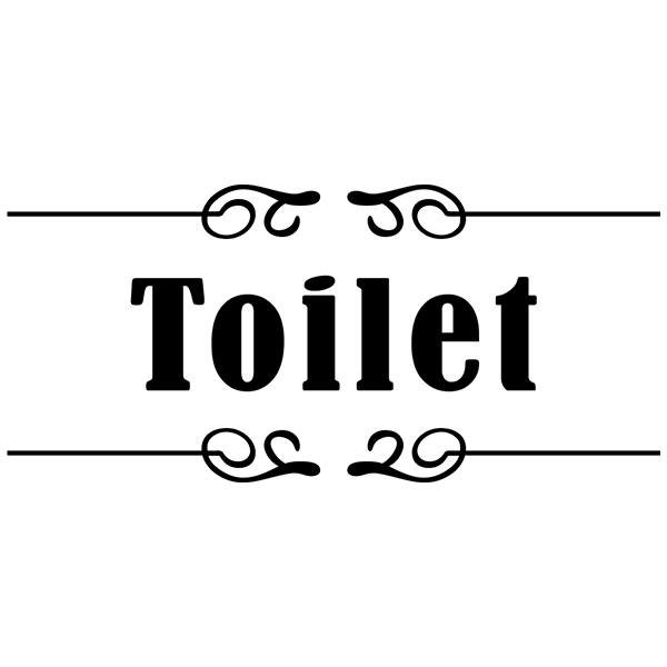 Adesivi Murali: Segnaletica - Toilet