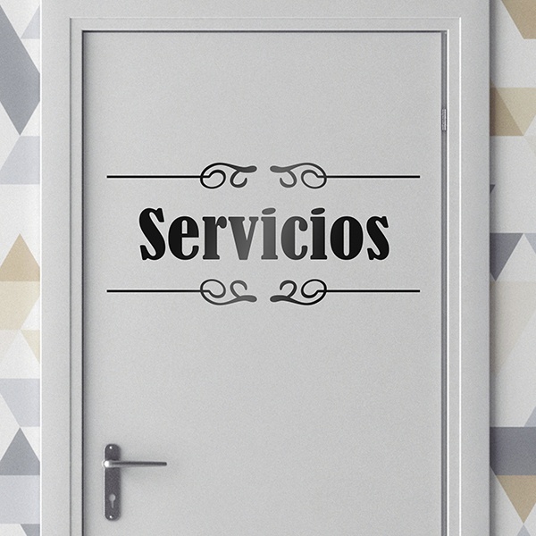 Adesivi Murali: Segnaletica - Servicios