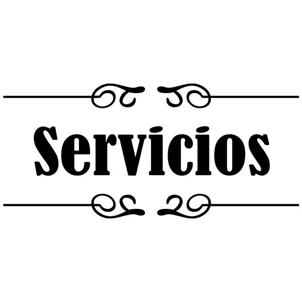 Adesivi Murali: Segnaletica - Servicios