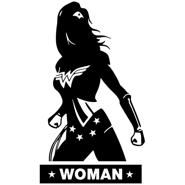 Adesivi Murali: WC WonderWoman