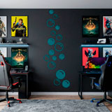 Adesivi Murali: Bolle di sapone 8