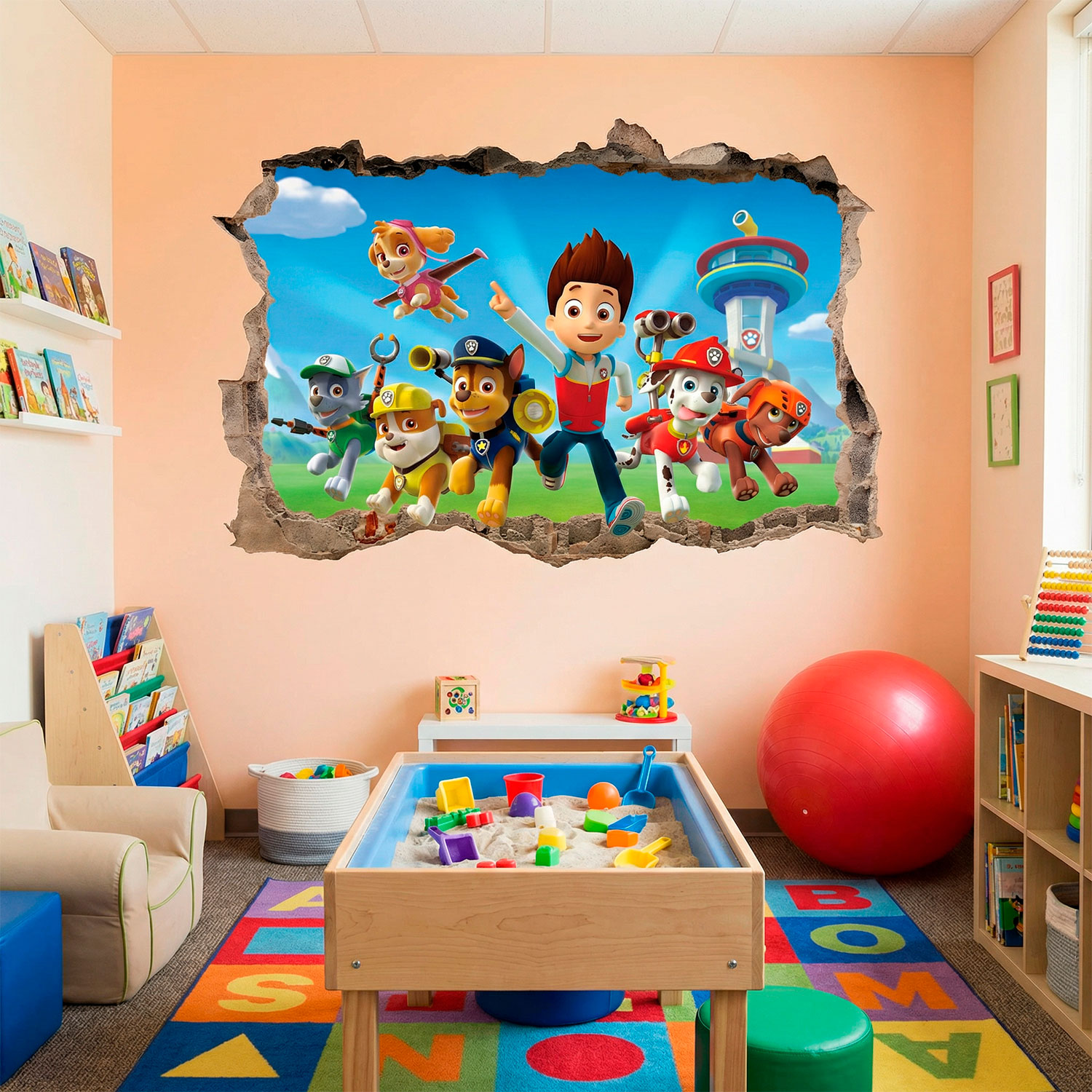 Adesivi Murali: Buco Paw Patrol