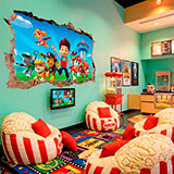 Adesivi Murali: Buco Paw Patrol 21