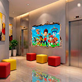 Adesivi Murali: Buco Paw Patrol 24